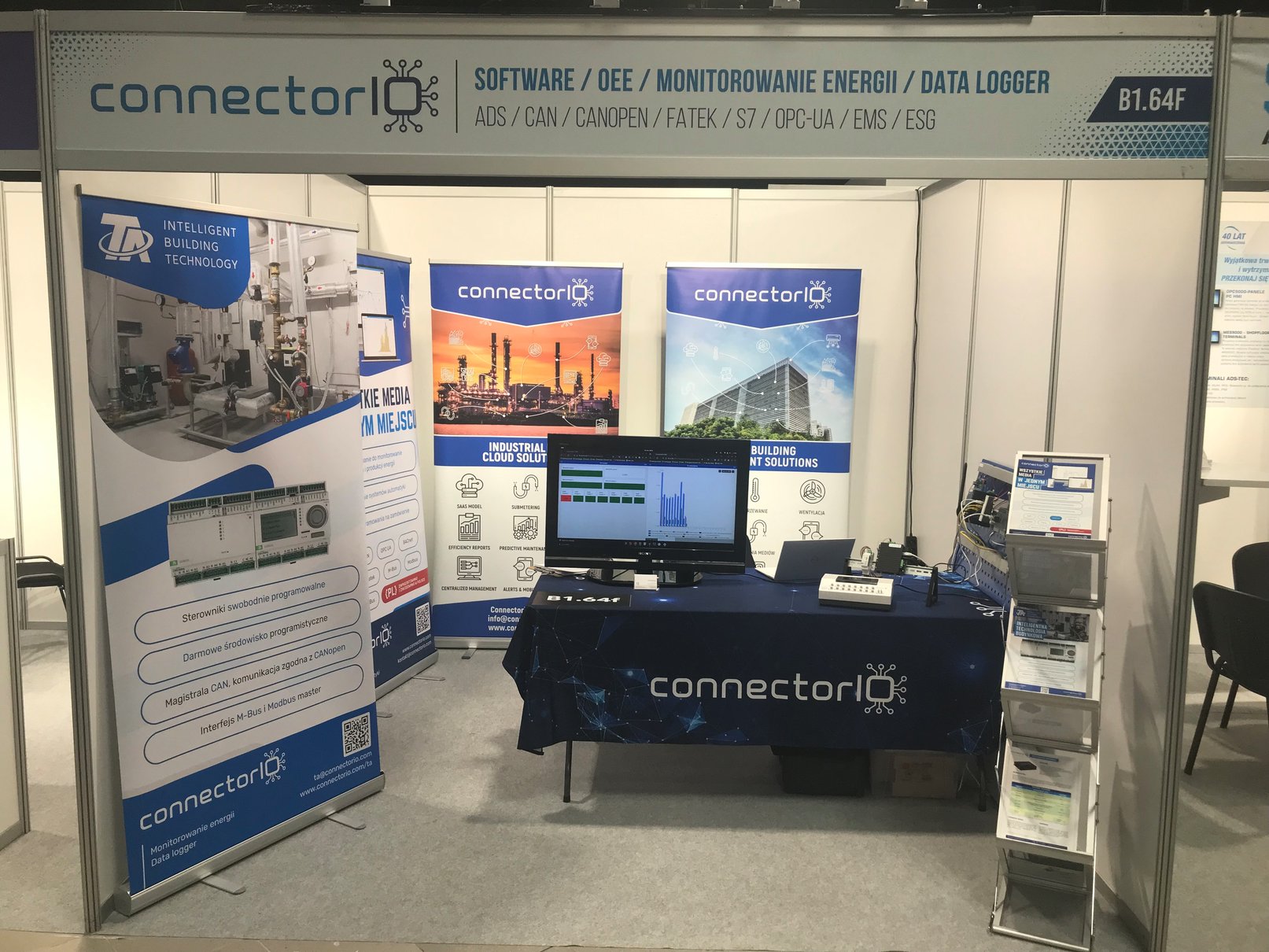 ConnectorIO Booth at the Warsaw Industry Automatica 2024 Fair